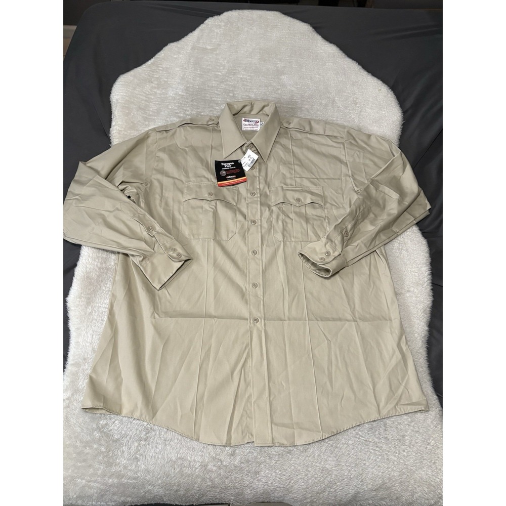 New Elbeco Paragon Plus Premium Poplin Work Uniform‎ Long Sleeve Size 18 36/37